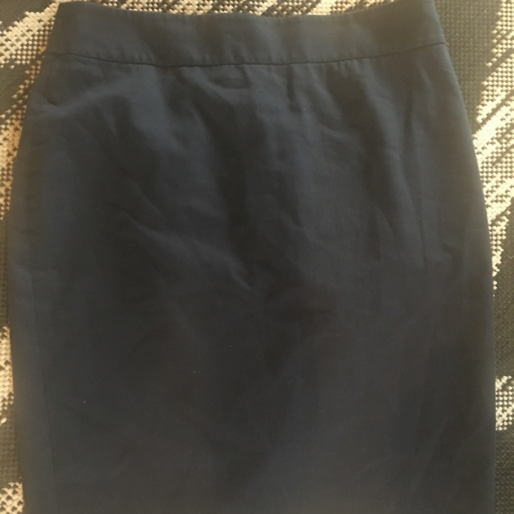 Ann Taylor Navy pencil skirt